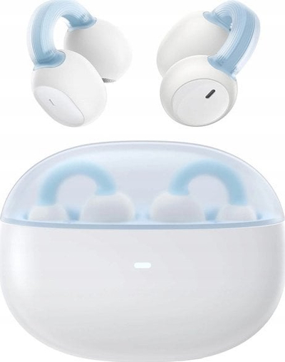 Kufje wireless Baseus AirGo 1, Bluetooth 5.3, me mikrofon mrena, të bardha