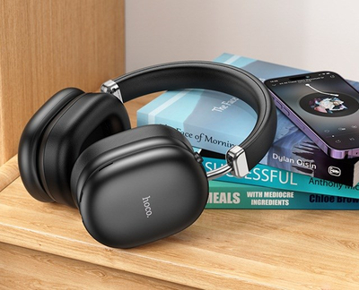 Kufje wireless Hoco W35 Max, ANC, Bluetooth 5.4, të zeza