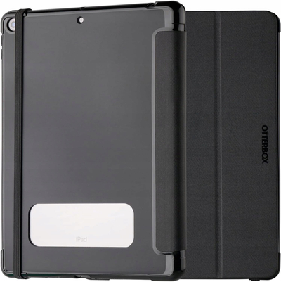 Mbrojtëse folio OtterBox React për iPad 8/9, ngjyrë e zezë
