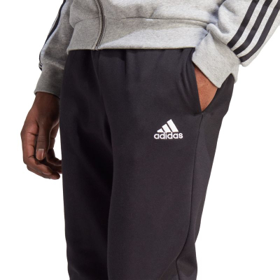 Тренерка adidas Basic 3 Stripes Fleece M IA3073, за мажи, памук полиестер, сива