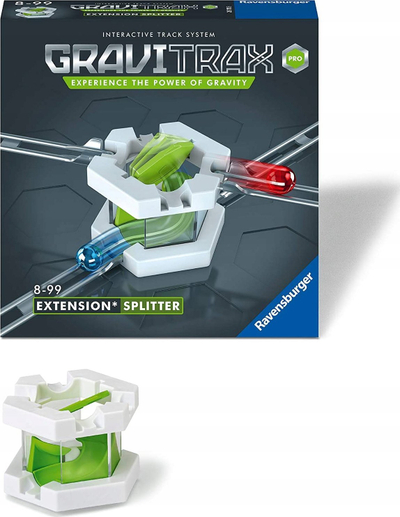 Lodër zgjeruese Ravensburger GraviTrax PRO Splitter, pjesë piste, 8-99 vjeç, bardhë jeshile