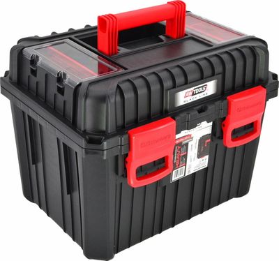 Kuti veglash AWTOOLS Heavy Box, 445x360x337mm, plastike, e zezë