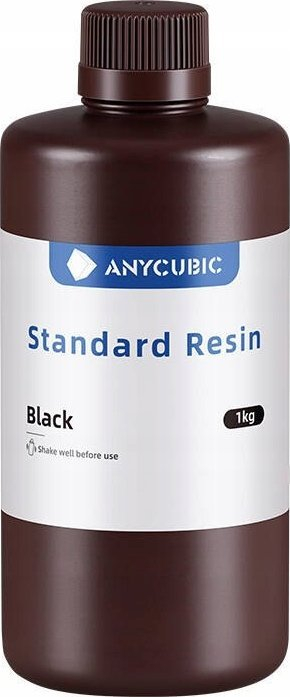 Rrëshirë 3D ANYCUBIC Standard Resin, 1kg, e zezë