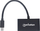 Adapter Mini DisplayPort Manhattan, 2 në 1 HDMI VGA, 25cm, 4K, i zi