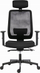Karrige zyre Powerton Lucie, ergonomike, e zezë