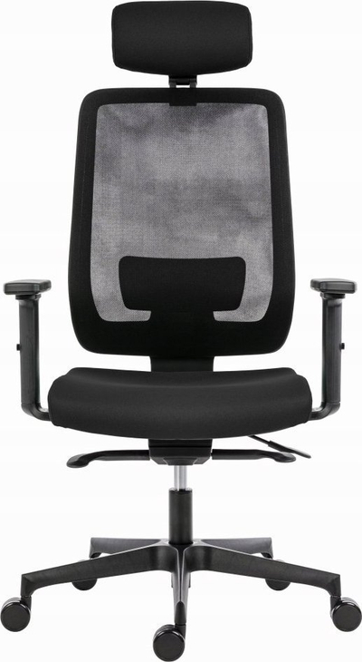 Karrige zyre Powerton Lucie, ergonomike, e zezë