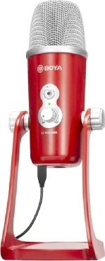 Mikrofon USB Boya BY-PM700R, kondensator, 24-bit 48 kHz, i kuq