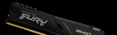 Memorie RAM Kingston FURY Beast 8GB DDR4-2666, CL16, e zezë