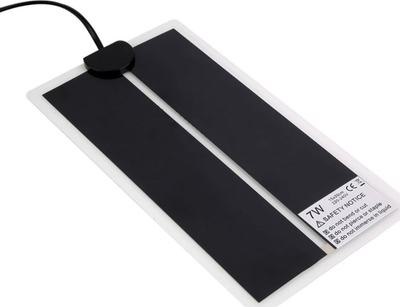 Tapet ngrohës për terrarium Happet Heating Mat, 7W, 15x28cm, i zi