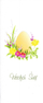 Kartolinë Pashke Mak Easter Egg DL W17, 200 g/m2, e bardhë