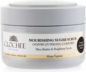 Scrub trupi Clochee Simply Organic Sugar Body Scrub, 250 ml, për një pastrim të butë me sheqer