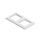 Kornizë mbuluese Easylan Cover Frame, 150x80mm, 2 module, e bardhë