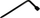 Çelës rrotash Car Wheel Wrench, 21mm, çelik, i zi
