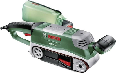 Lëmushe me rrip Bosch PBS 75 AE, 750W, 76 x 165mm, jeshile