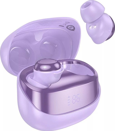 Kufje wireless in-ear Hoco TWS EW200, Bluetooth 5.4, me kuti karikimi, vjollcë