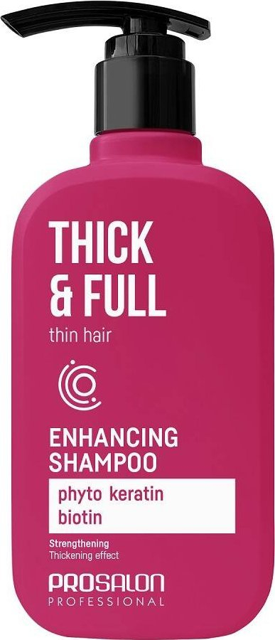 Shampo flokësh Chantal Prosalon Thick and Full, për forcim flokësh, 375ml