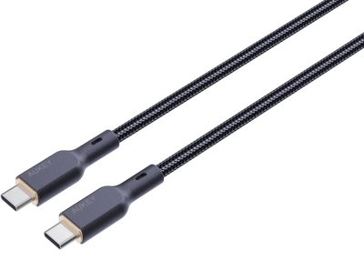 Kabllo Aukey, USB C / USB C, 1.8 m, e zezë