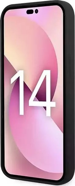 Kapak telefoni TUMI Liquid Silicone për iPhone 14, silikon TPU i butë, me mikrofibër nga brenda, i zi