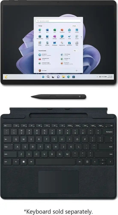 Laptop Microsoft Surface Pro 9, 13", Intel Core i5-1235U, 16GB RAM, 256GB SSD, hiri