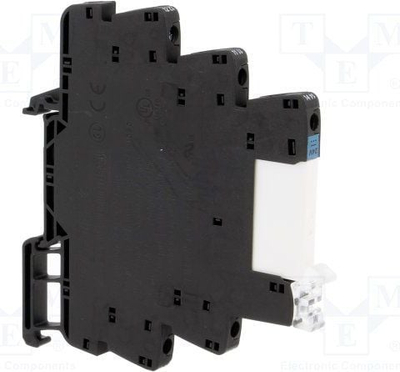 Индустриско реле Weidmuller TRS 24VDC 1CO, 1P 6A, 24V DC, зелено