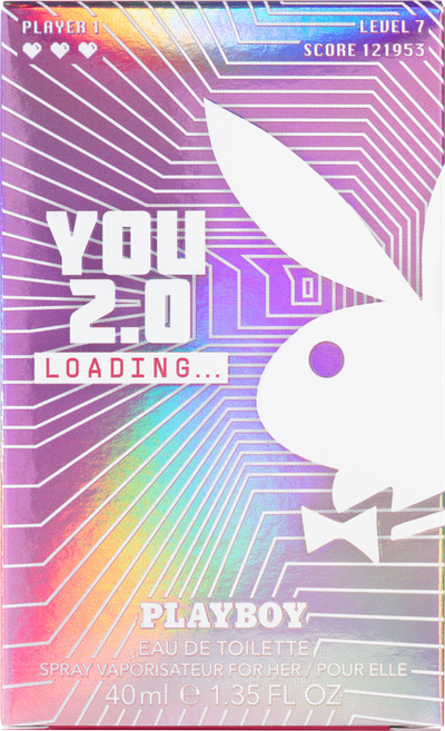 Eau De Toilette Playboy, You 2.0 Loading, 40 ml