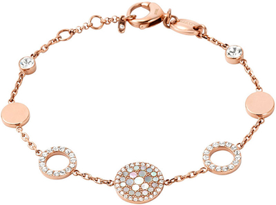 Fossil Mosaic Mother-of-Pearl Rose Gold Нараквица