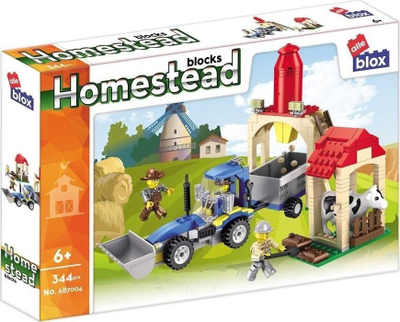 Blloqe ndërtimi Alleblox Farm, 344 copë, shumëngjyrëshe