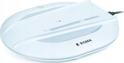 Вертикална база BigBen за PS5 Slim, со 4 USB порти, RGB, бела