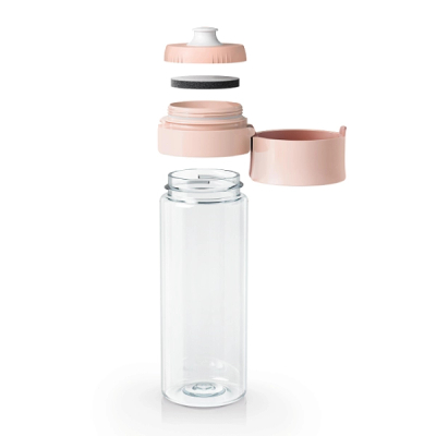 Shishe filtruese BRITA Vital, 0.6L, me 2 filtra MicroDisc, pjeshkë pastel