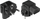 Adapter energjie Alcasa PA-0133S, Type E/F në C13, 250V, i zi