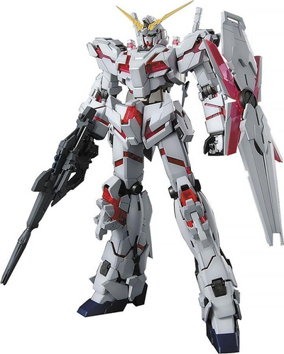 Model për ndërtim Bandai Hobby Unicorn Gundam MG 1:100, plastik, shumëngjyrësh