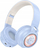 Kufje pa tela Hoco W50 Over Ear, Bluetooth 5.3, RGB, rozë