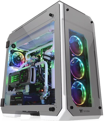 Kasë Thermaltake View 71 TG Snow Edition, Full Tower