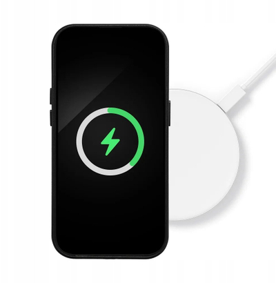 Futera lëkure MagSafe për telefon Samsung S25 Plus, mbrojtëse, e zezë