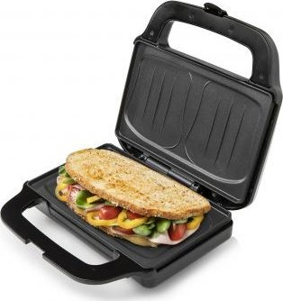 Aparat për sanduiça DOMO DO9195C, 900W, pllaka jo-ngjitëse, i zi