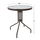 Set ngrënieje 3-pjesësh LIMA metalike & 2 karrige të palosshme kafe (HM21038), kaftë