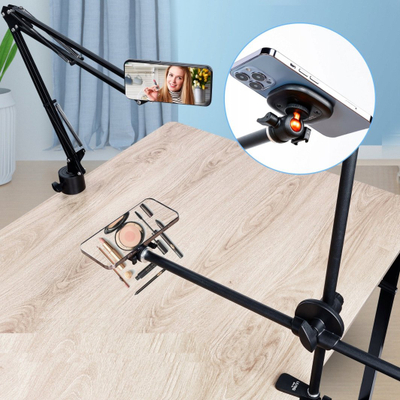 Mbajtëse magnetike për tripod Ulanzi MG-01, MagSafe, fileto 1/4", e zezë