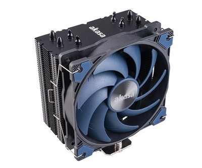 Ftohës CPU Akasa Alucia H4 AK-CC4017EP01, 120mm PWM, single tower, i zi