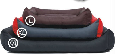 Shtrat për qen Hobbydog Bed Eco XXL, material kordura, i zi