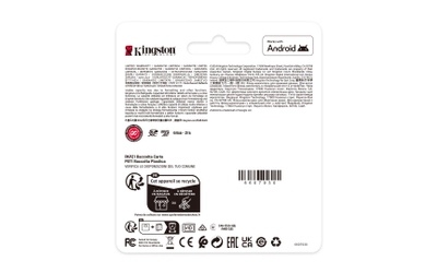 Kartë memorie Kingston Canvas Select Plus microSDXC, 128GB, me adapter