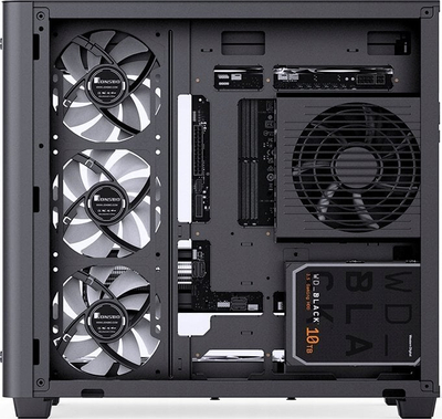 Kasë Jonsbo Jonsbo TK-3 - ATX-Gehäuse, e zezë, Full Tower