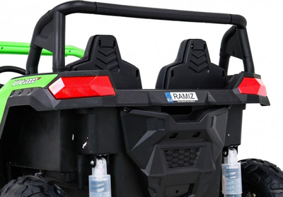 Makinë lodër me rrymë Buggy ATV Strong Green, 24V, me 2 ulëse, jeshile