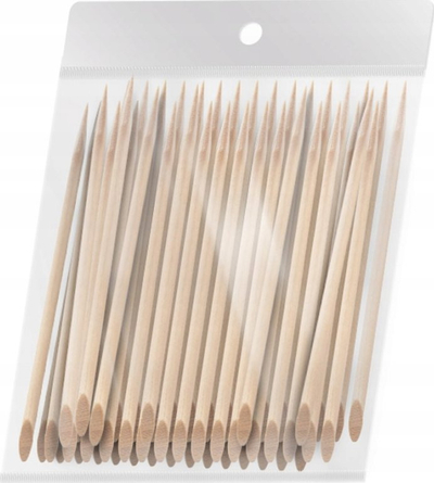Shkopinj kutikule druri Activeshop Ocho Nails, 11.5 cm, 100 copë, ngjyrë druri