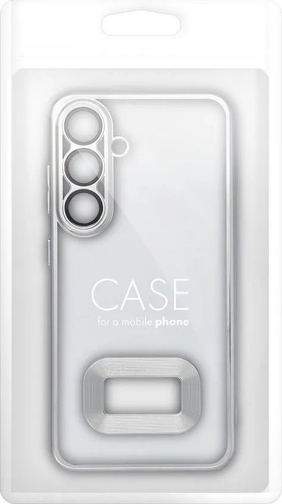 Mbrojtëse telefoni Glam për Samsung Galaxy A25 5G, TPU, transparente, argjend