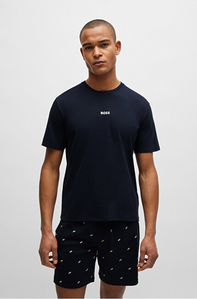 Pizhame për meshkuj HUGO BOSS 4063543107830, të kaltra të errëta