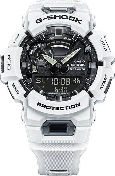 Orë sportive Casio G-Shock GBA-900-7AER, Bluetooth, që s’e ha sharra goditjet, e zezë