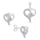 Brilio Silver Hearts Комплет за Накит SET219W