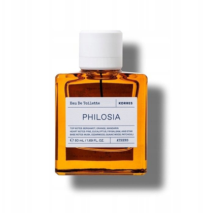Тоалетна вода Korres Philosia, 50 ml, унисекс, проѕирна