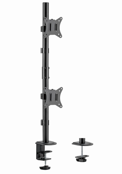 Mbajtëse monitori Gembird MA-D2-02, 17"-32", VESA 100x100mm, e zezë