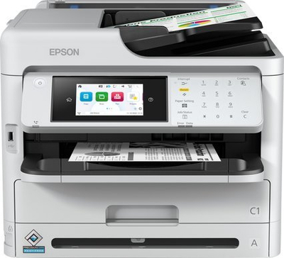 Pajisje multifunksionale Epson WF-M5899DWF, Inkjet mono, Wi-Fi, bardh e zi